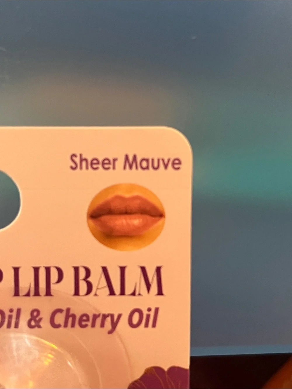 Sheer Mauve Glow Up Lip Balm with Jojoba & Cherry Oil - Sheer Mauve